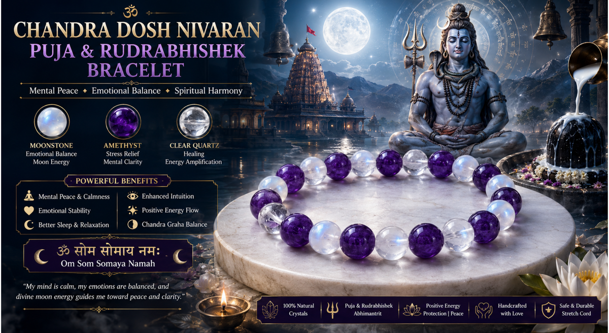 Chandra Dosh Nivaran - Abhimantrit Bracelet