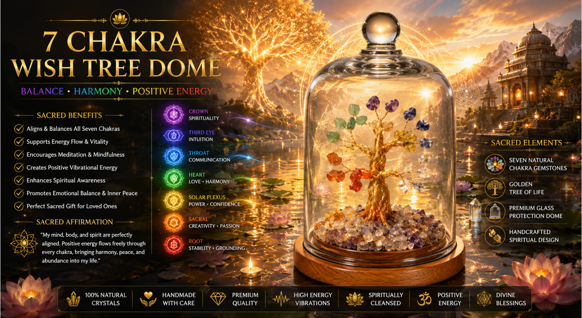 CHUNKY CHIPS TREES
DOMES - 7 CHAKRA
STONES