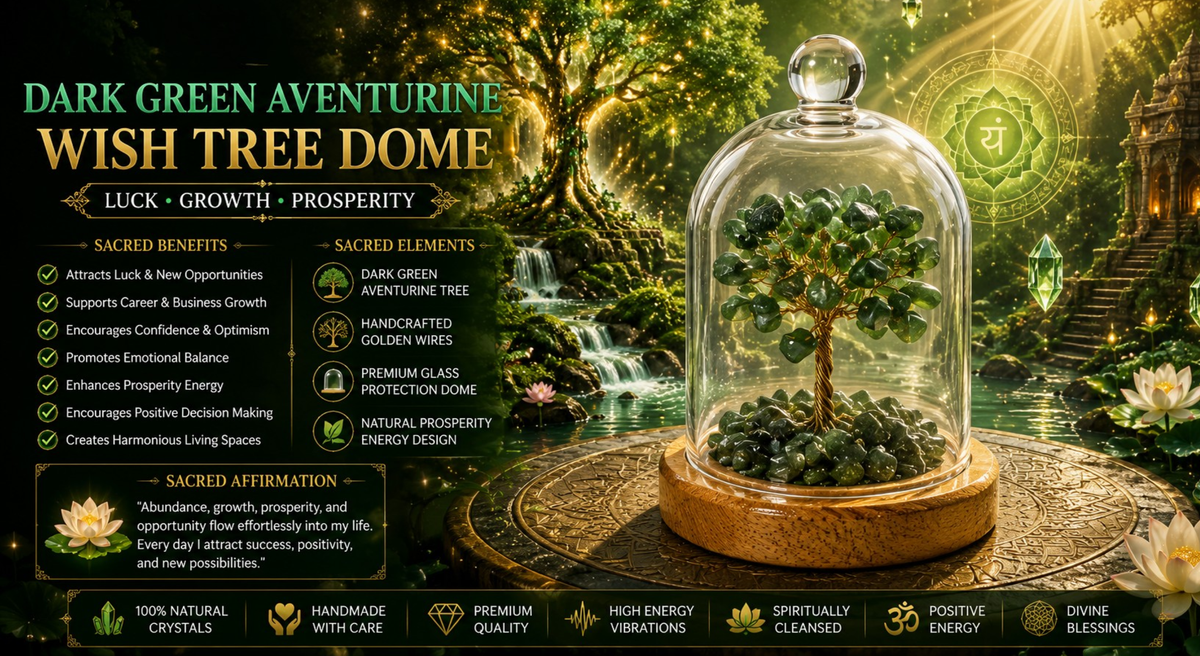 CHUNKY CHIPS TREES
DOMES - DARK GREEN
AVENTURINE