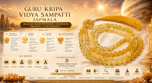 GURU KRIPA VIDYA SAMPATTI JAPMALA
