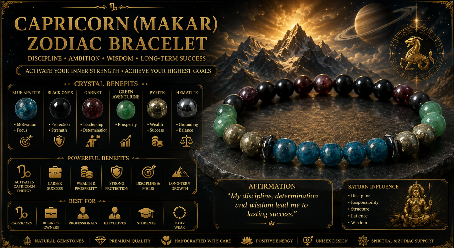 Capricorn (Makar) Zodiac Bracelet