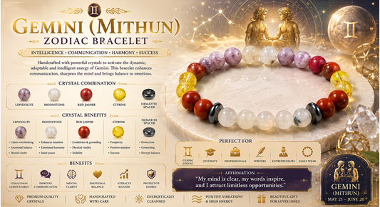 Gemini (Mithun) Zodiac Bracelet