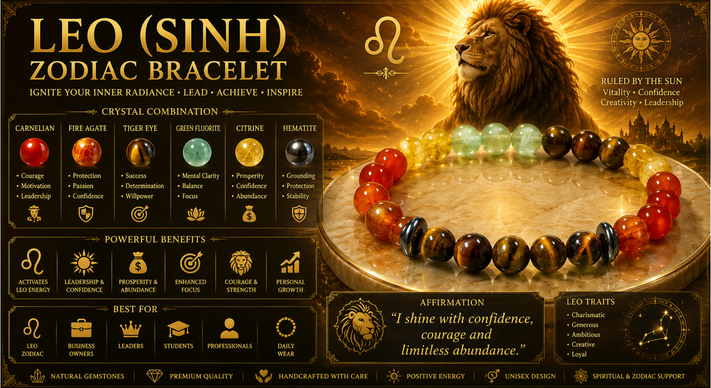 Leo (Sinh) Zodiac Bracelet