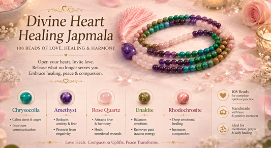 Divine Heart Healing Japmala (108 Beads)