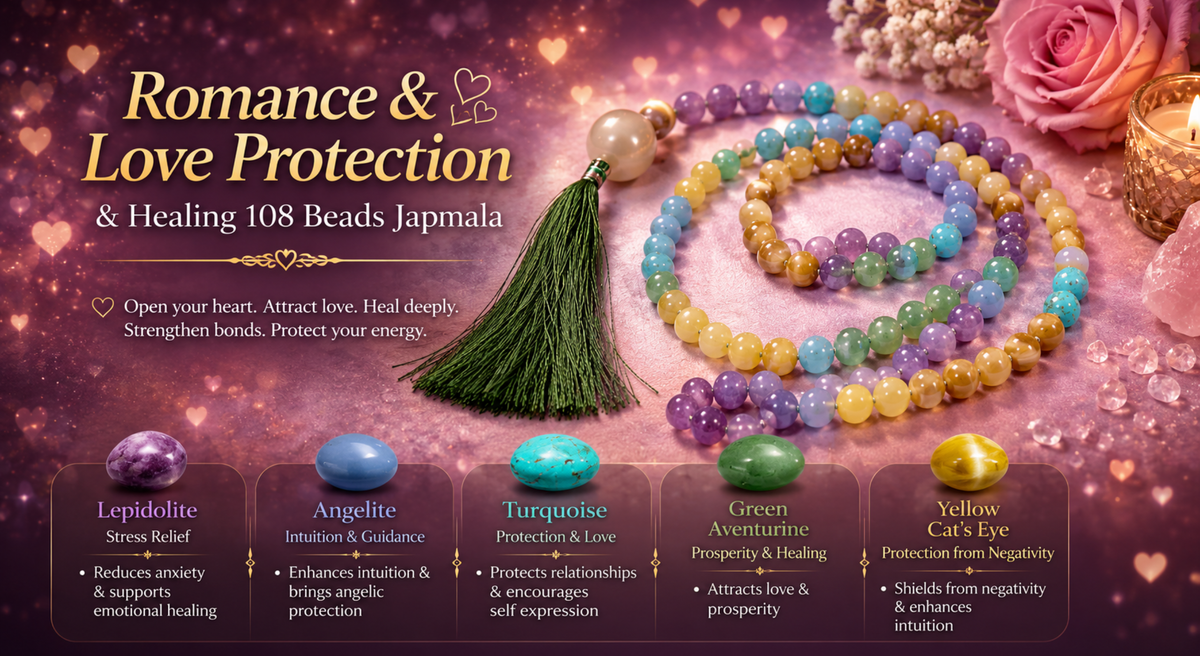 Romance & Love Protection 108 Beads Japmala