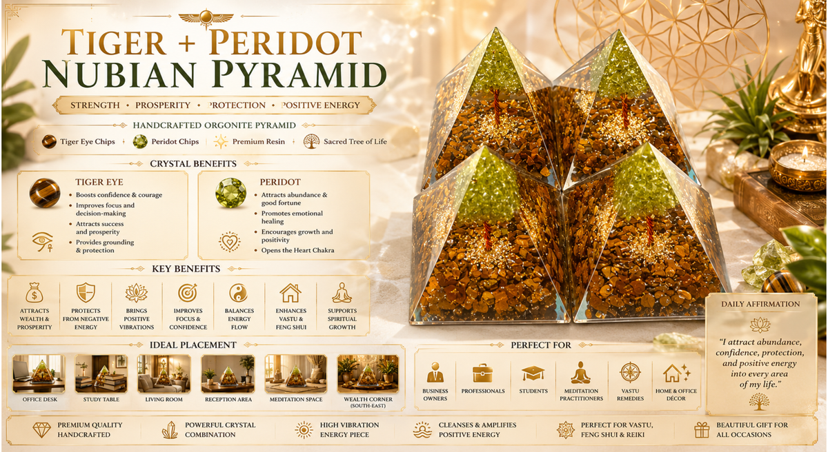 TIGER YELLOW + PYRITE NUBIAN
PYRAMIDS