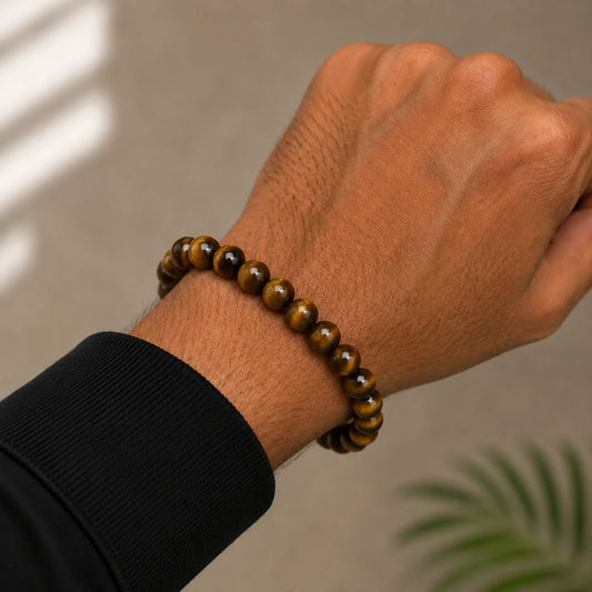 Natural Tigers Eyes 8mm Bracelet