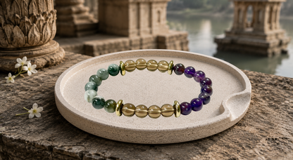 Shani + Rahu + Ketu Power Bracelet