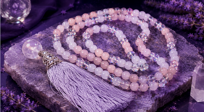 Moonlight Heart Healing Japmala (108 Beads)