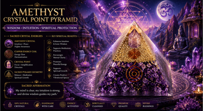 AMETHYST PYRAMIDS - 70MM