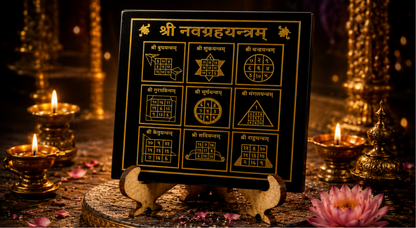 9 Grah (9 Planets) Plate with Stand