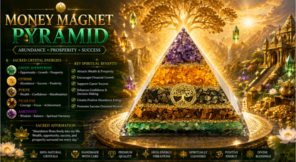 Money Magnet Pyramid - 2 Inches