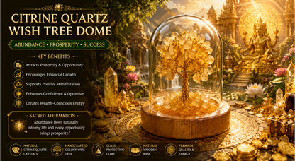 CHUNKY CHIPS TREES 
DOMES - CITRINE QUARTZ