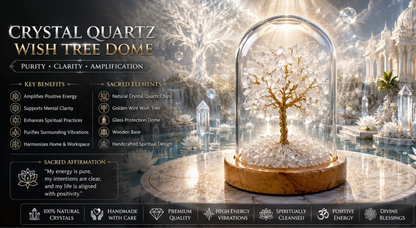 CHUNKY CHIPS TREES 
DOMES - CRYSTAL 
QUARTZ