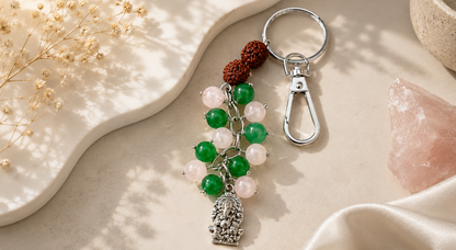 Shiv + Parvati + Ganesh (Family Harmony) Keychain
