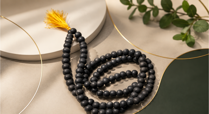 Natural Karungali Beads Japmala