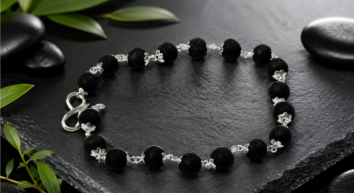 Karungali Natural Ganthan White Bracelet