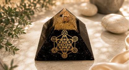 TOURMALINE BLACK PYRAMIDS - 70MM