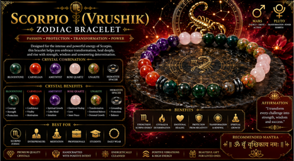 Scorpio (Vrushik) Zodiac Bracelet