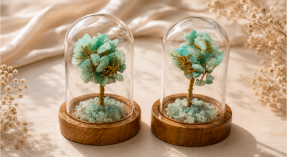 CHUNKY CHIPS TREES DOMES - AMAZONITE