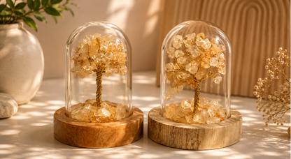 CHUNKY CHIPS TREES 
DOMES - CITRINE QUARTZ
