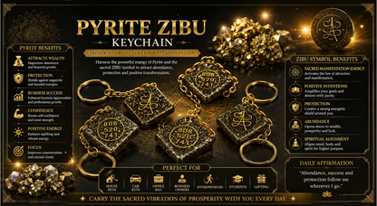 Pyrite ZIBU Keychain