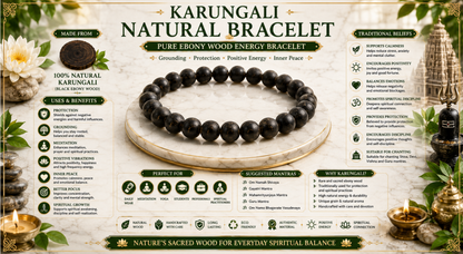 Karungali Natural Beads Bracelet