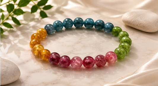 Multi Protection - Tourmaline Multi Beads Bracelet