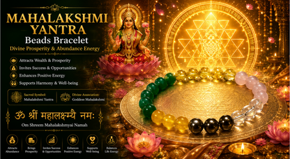 Mahalakshmi Yantra Beads Bracelet