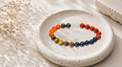 Durga Yantra Beads Bracelet