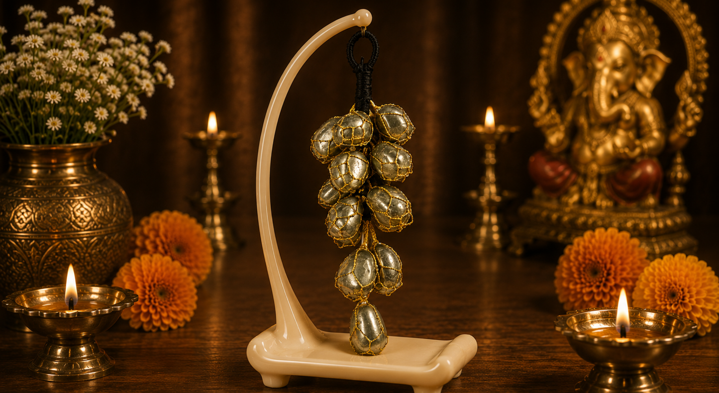 Pyrite Tumble Stones Hanger