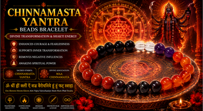 Chinnamasta Yantra Beads Bracelet