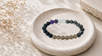 Dhumavati Yantra Beads Bracelet