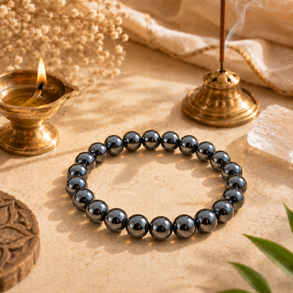 Natural Hematite 8mm Bracelet