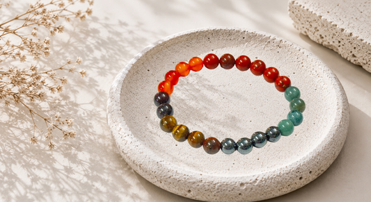 Mangal (Mars) Yantra Beads Bracelet