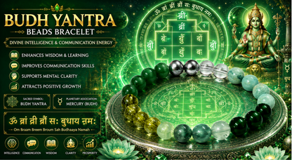 Budh (Mercury) Yantra Beads Bracelet