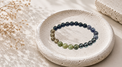 Shani (Saturn) Yantra Beads Bracelet