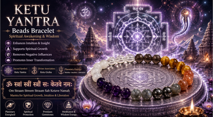 Ketu (South Node) Yantra Beads Bracelet