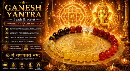 Ganesh Yantra Beads Bracelet