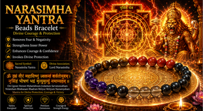 Narasimha Yantra Beads Bracelet