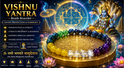 Vishnu Yantra Beads Bracelet