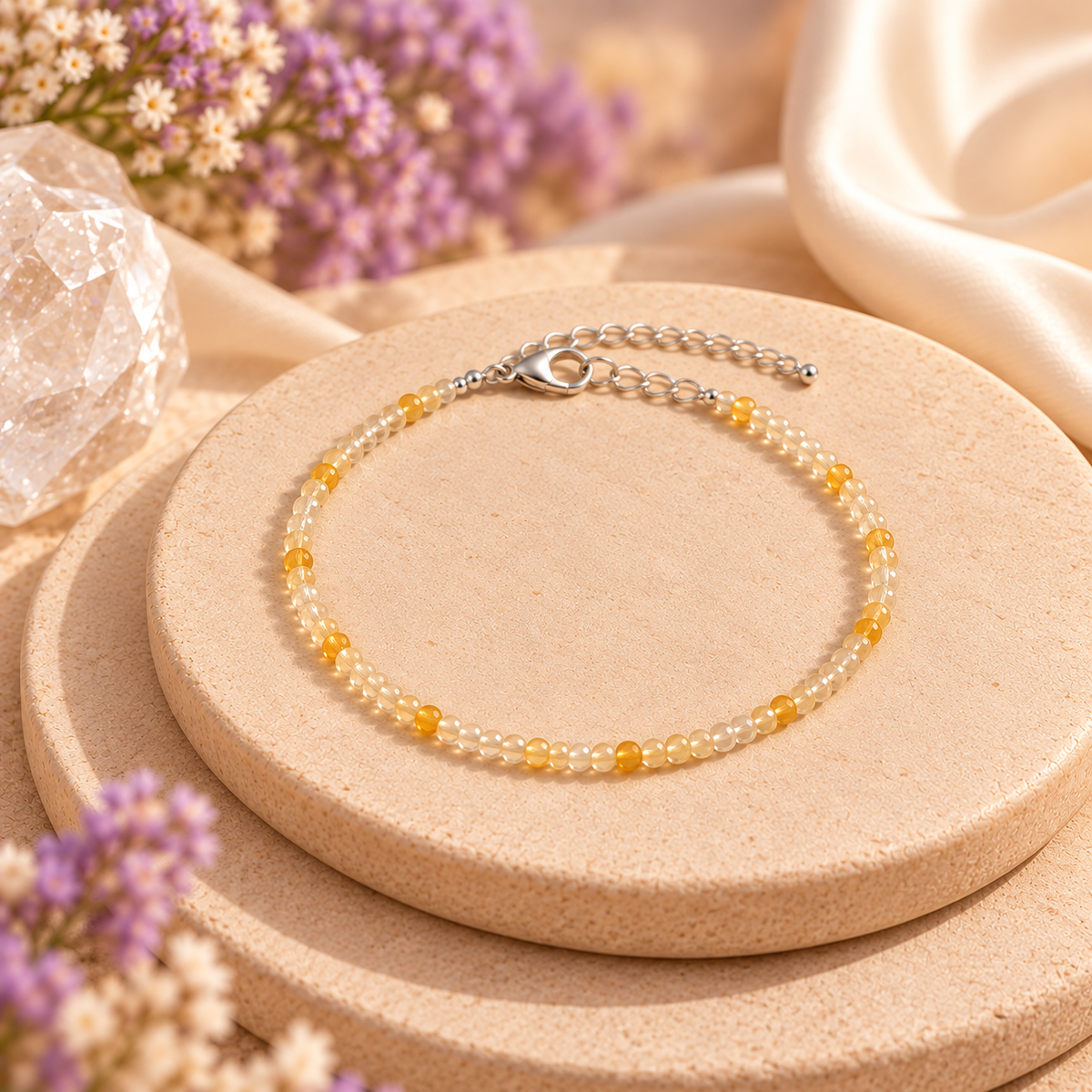 Citrine Anklet