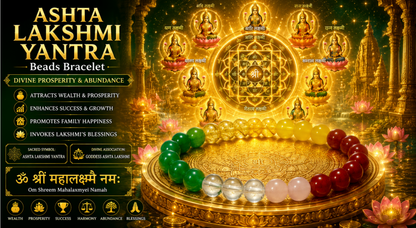 Ashta Laxmi Yantra Beads Bracelet