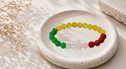 Ashta Laxmi Yantra Beads Bracelet
