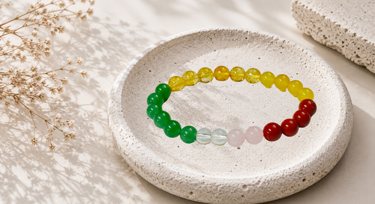 Ashta Laxmi Yantra Beads Bracelet