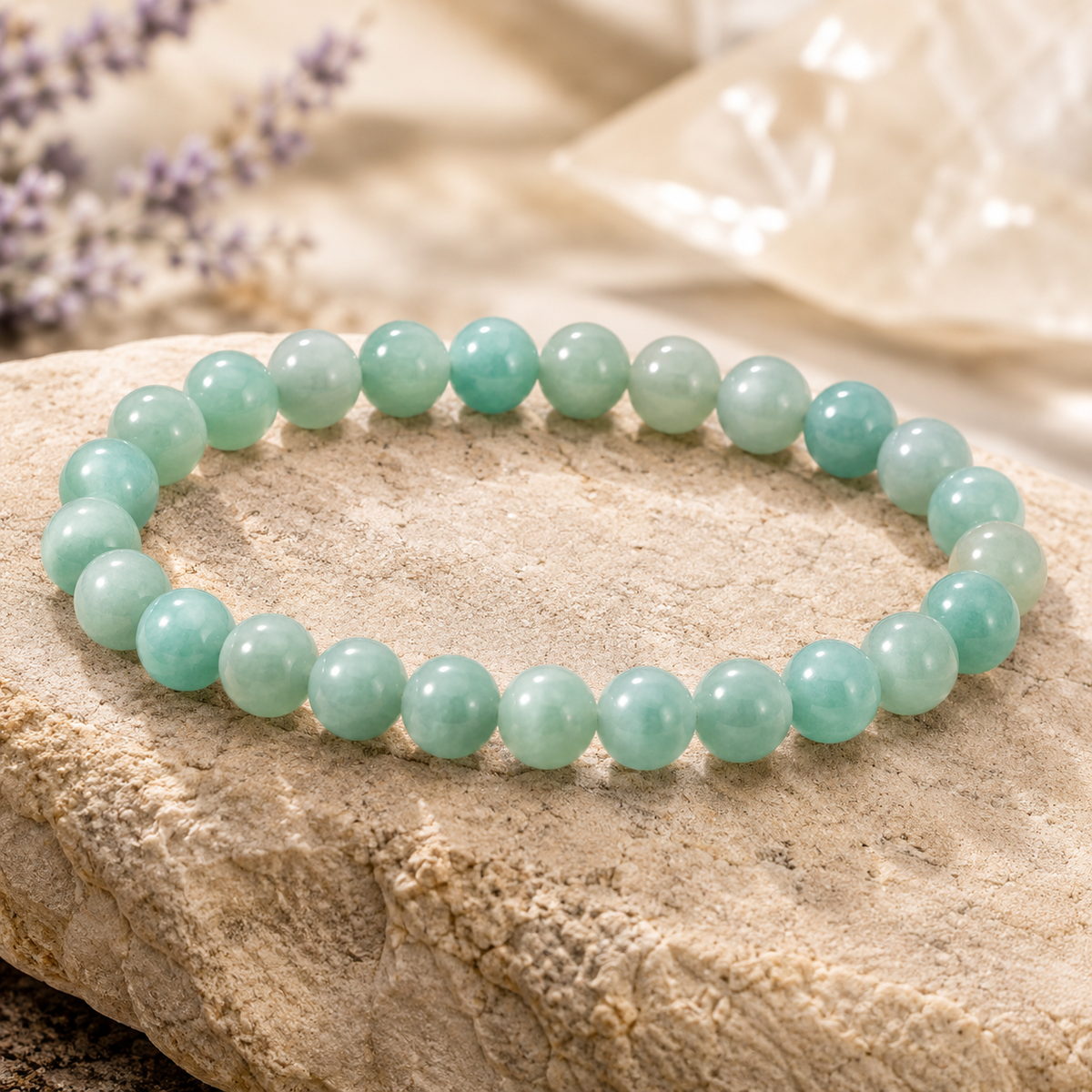 Natural Amazonite 8mm Bracelet
