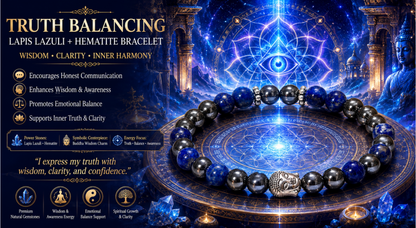 Truth Balancing - Lapis Lazuli + Hematite Bracelet