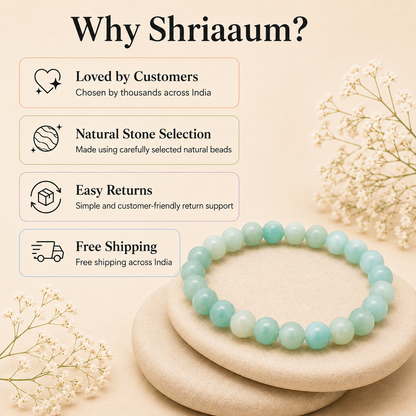 Natural Amazonite 8mm Bracelet