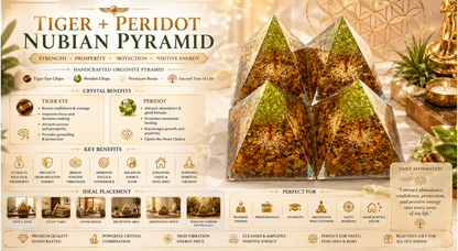 TIGER YELLOW + PYRITE NUBIAN
PYRAMIDS