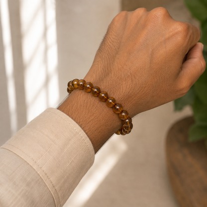 Natural Amber 8mm Bracelet